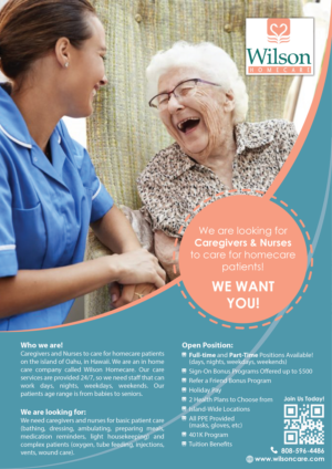 Diseño Publicitario por Jun Kai para Wilson Care Group | Diseño: #27484141