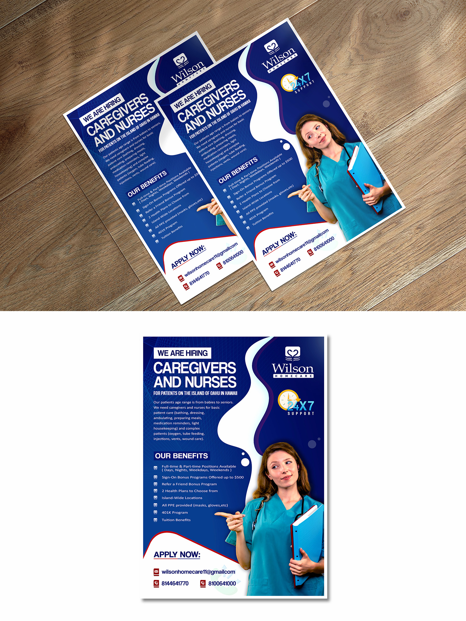 Advertisement Design by debdesign for Wilson Care Group | Design #27457824