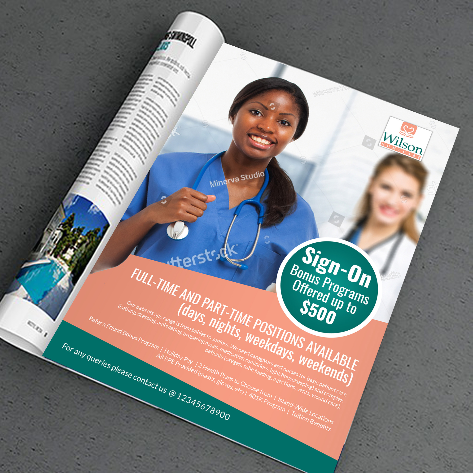 Advertisement Design by aspiremedia for Wilson Care Group | Design #27455410