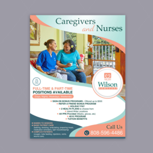 Advertisement Design by DA. for Wilson Care Group | Design: #27456556