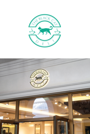 The Black Cat Deli | Logo Design by HEAVEN ART