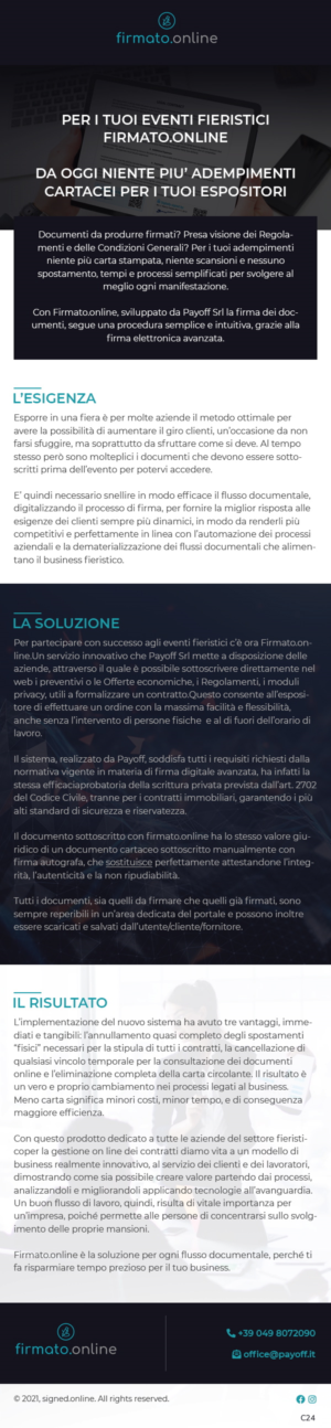 Diseño de Newsletter por pb para Payoff Srl | Diseño: #27460011