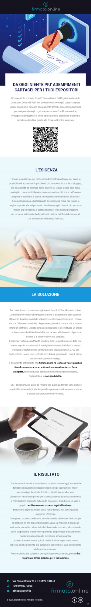 Diseño de Newsletter por pb para Payoff Srl | Diseño: #27460012