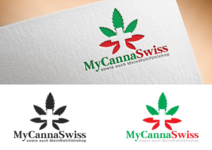 Logo Design by Vishak vasu for MyCannaSwiss | Design #27477927