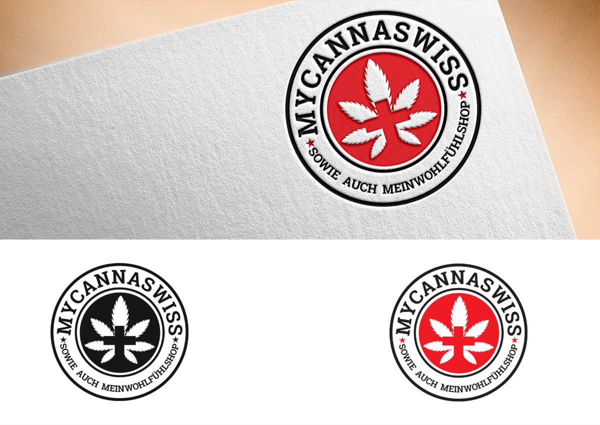 Logo Design by Vishak vasu for MyCannaSwiss | Design #27478038