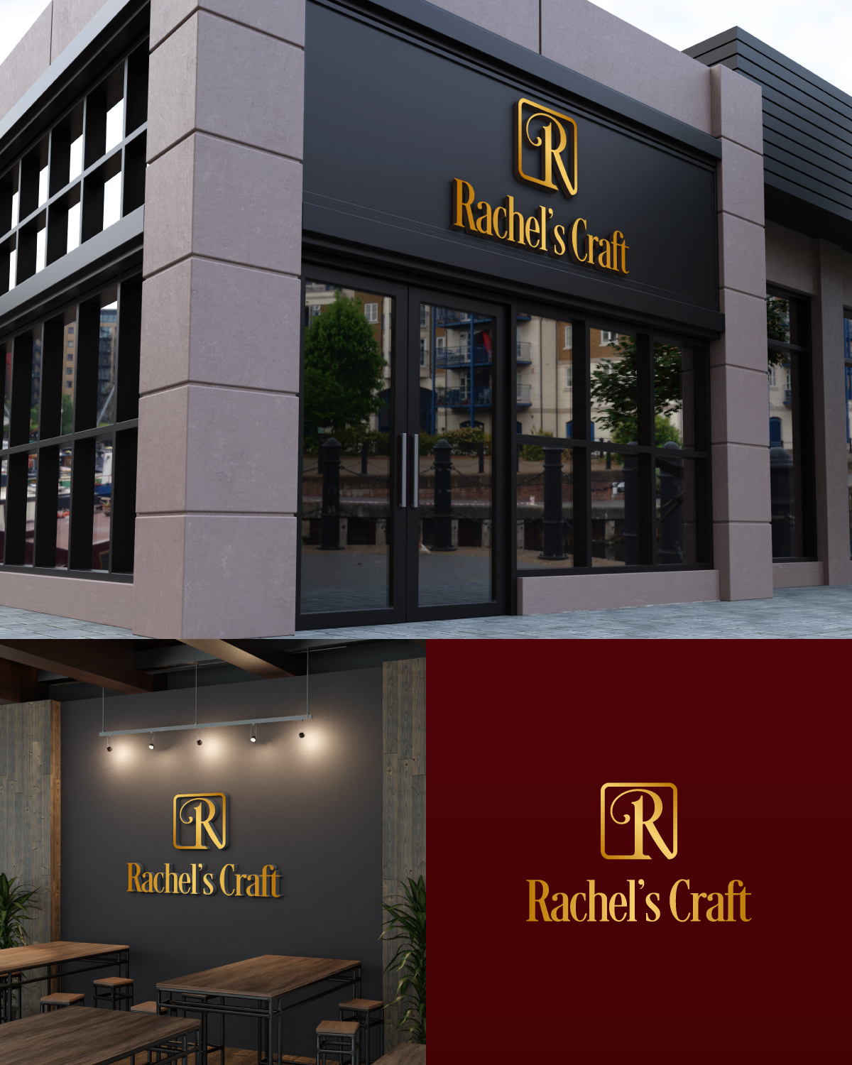 Logo Design by Sergio Coelho for Rachel’s Craft  | Design #27483458