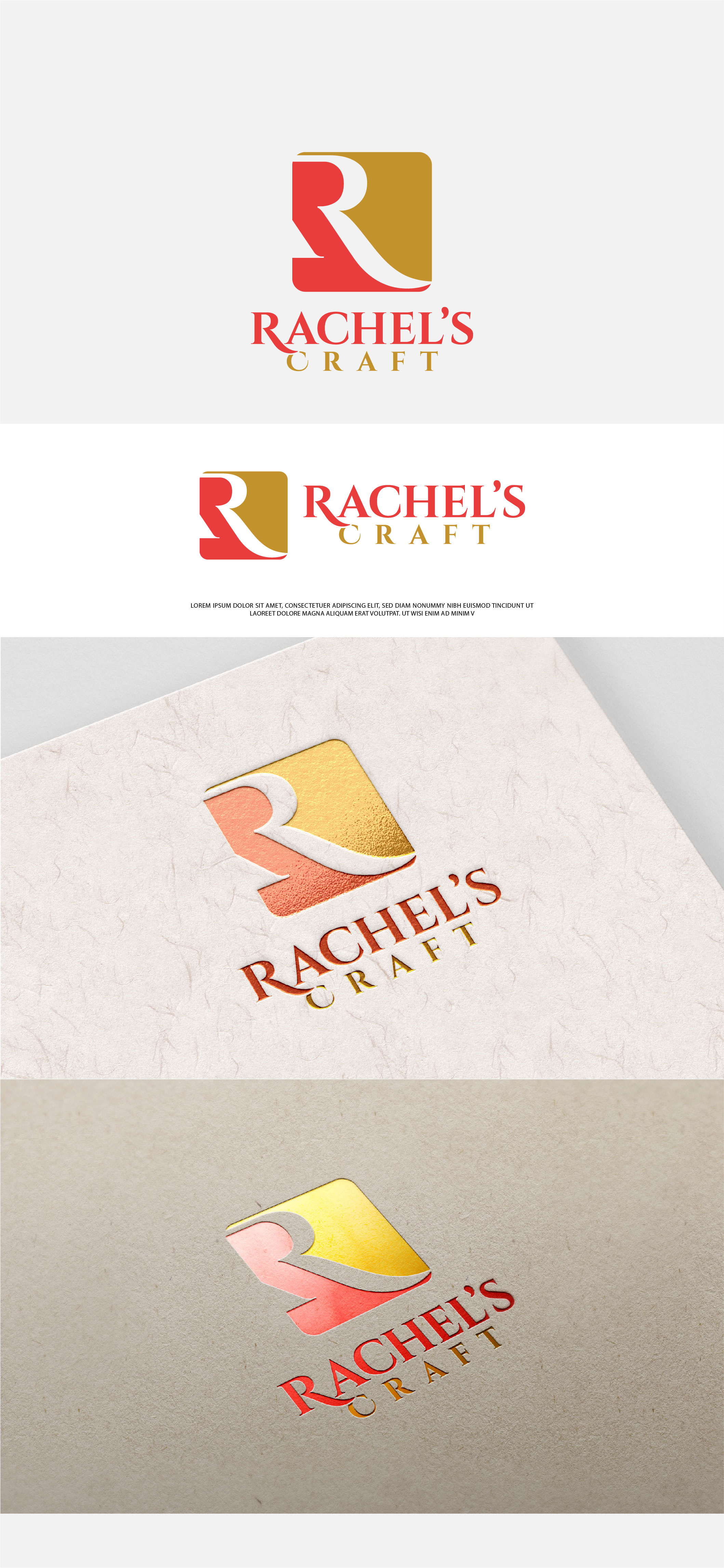 Diseño de Logo por Fez Creatives para Rachel’s Craft  | Diseño #27459452
