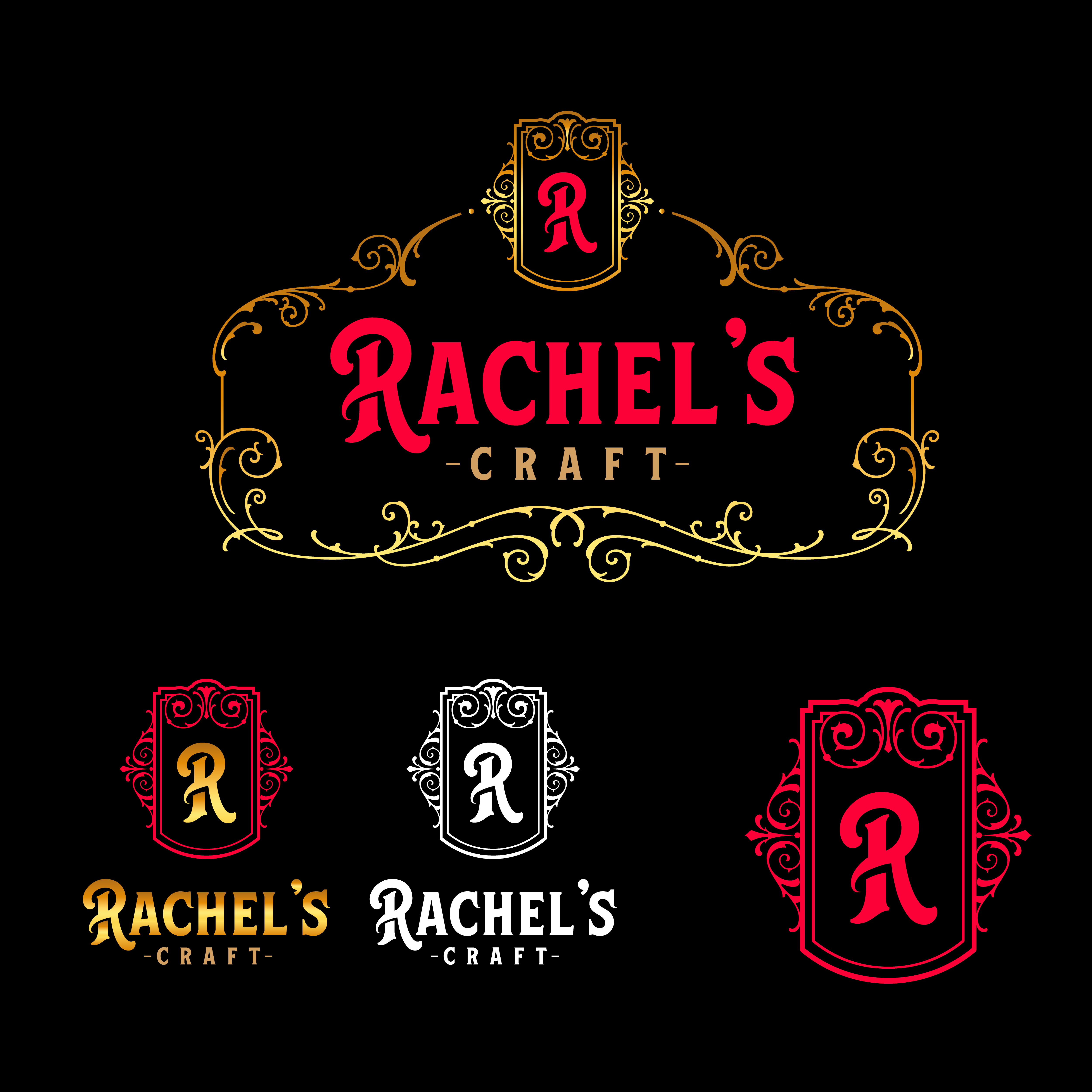 Logo Design by El Yisk 2 for Rachel’s Craft  | Design #27476195