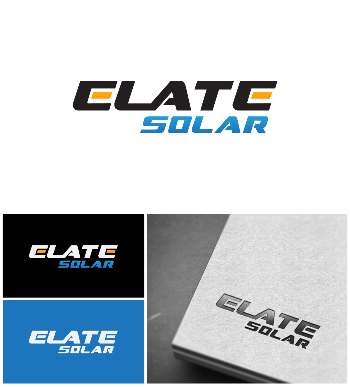 Diseño de Logo por Rueell Artss para Elate Solar | Diseño #27489477