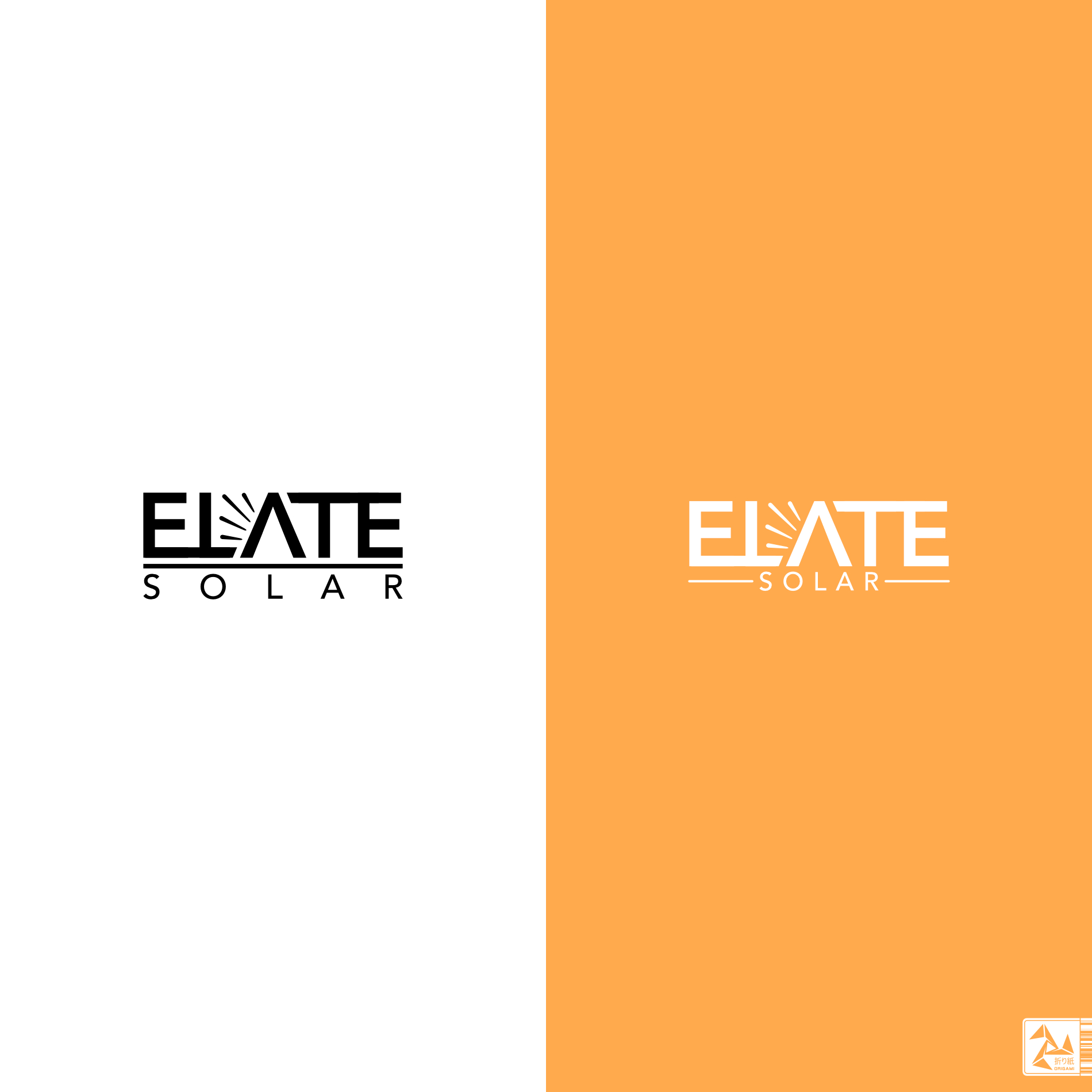 Diseño de Logo por Origami visual para Elate Solar | Diseño #27457821