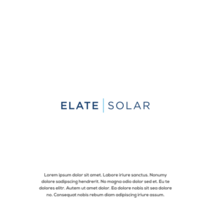 Diseño de Logo por jinbai para Elate Solar | Diseño: #27467655