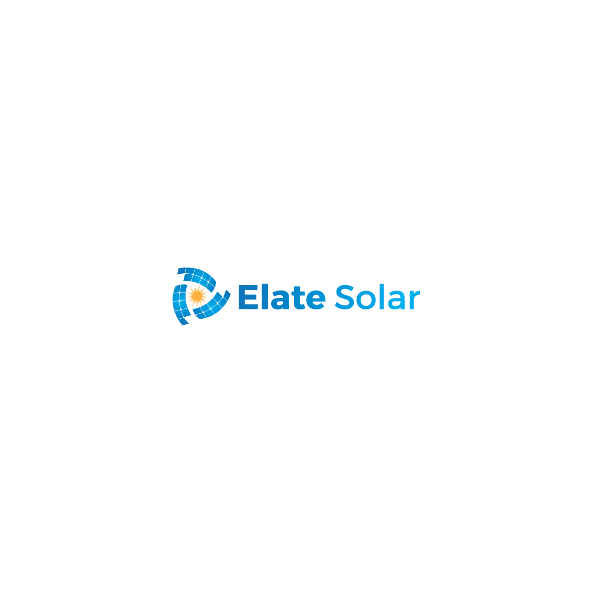 Logo Design by Deziners Zone for Elate Solar | Design #27458383
