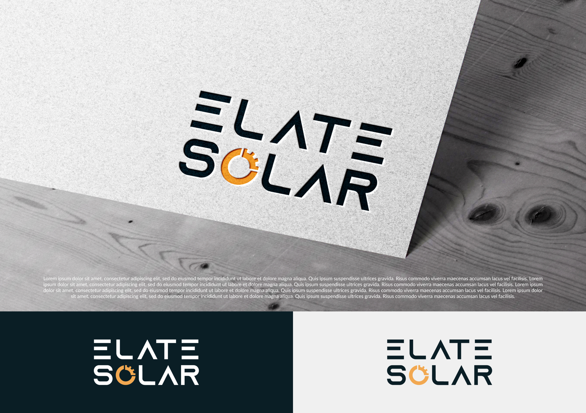 Diseño de Logo por christianpoetoe para Elate Solar | Diseño #27470316