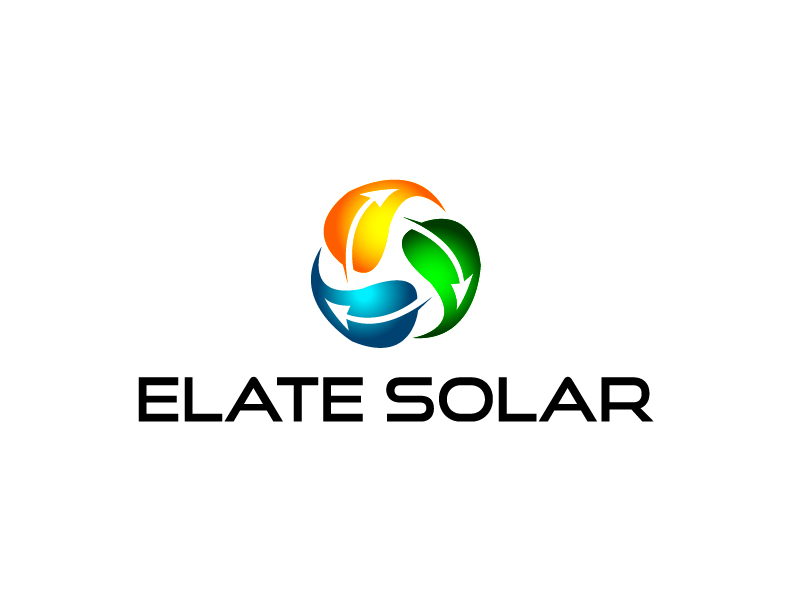 Logo Design by pencil for Elate Solar | Design #27490847