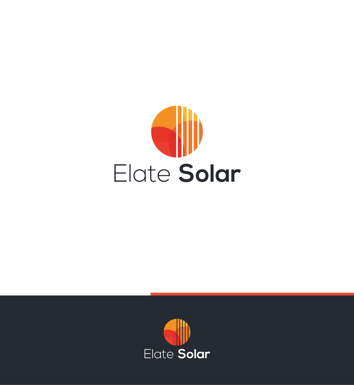 Logo Design by ecorokerz for Elate Solar | Design #27458954