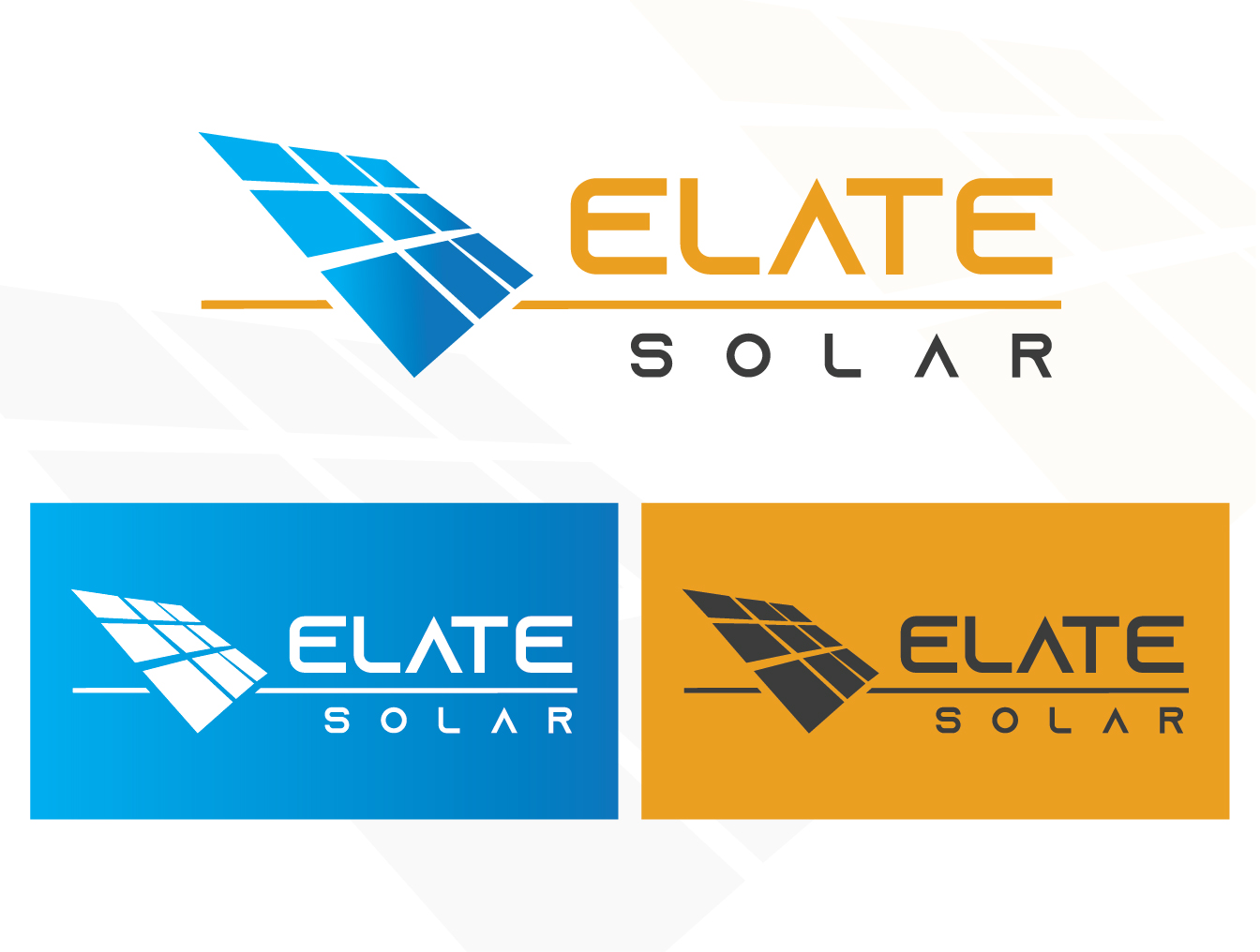 Logo Design by nileshmistry for Elate Solar | Design #27477742