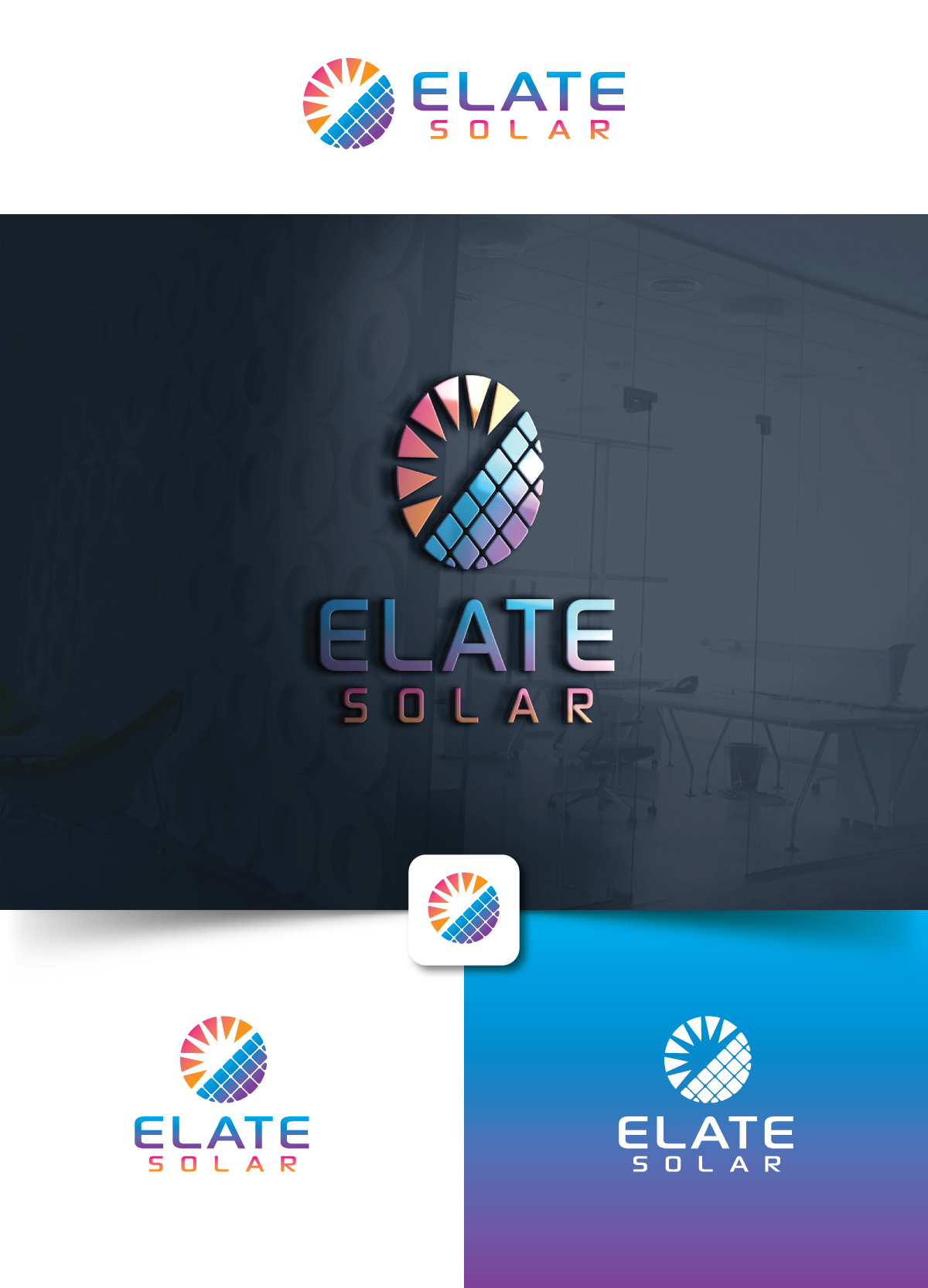 Diseño de Logo por creativepix para Elate Solar | Diseño #27458719