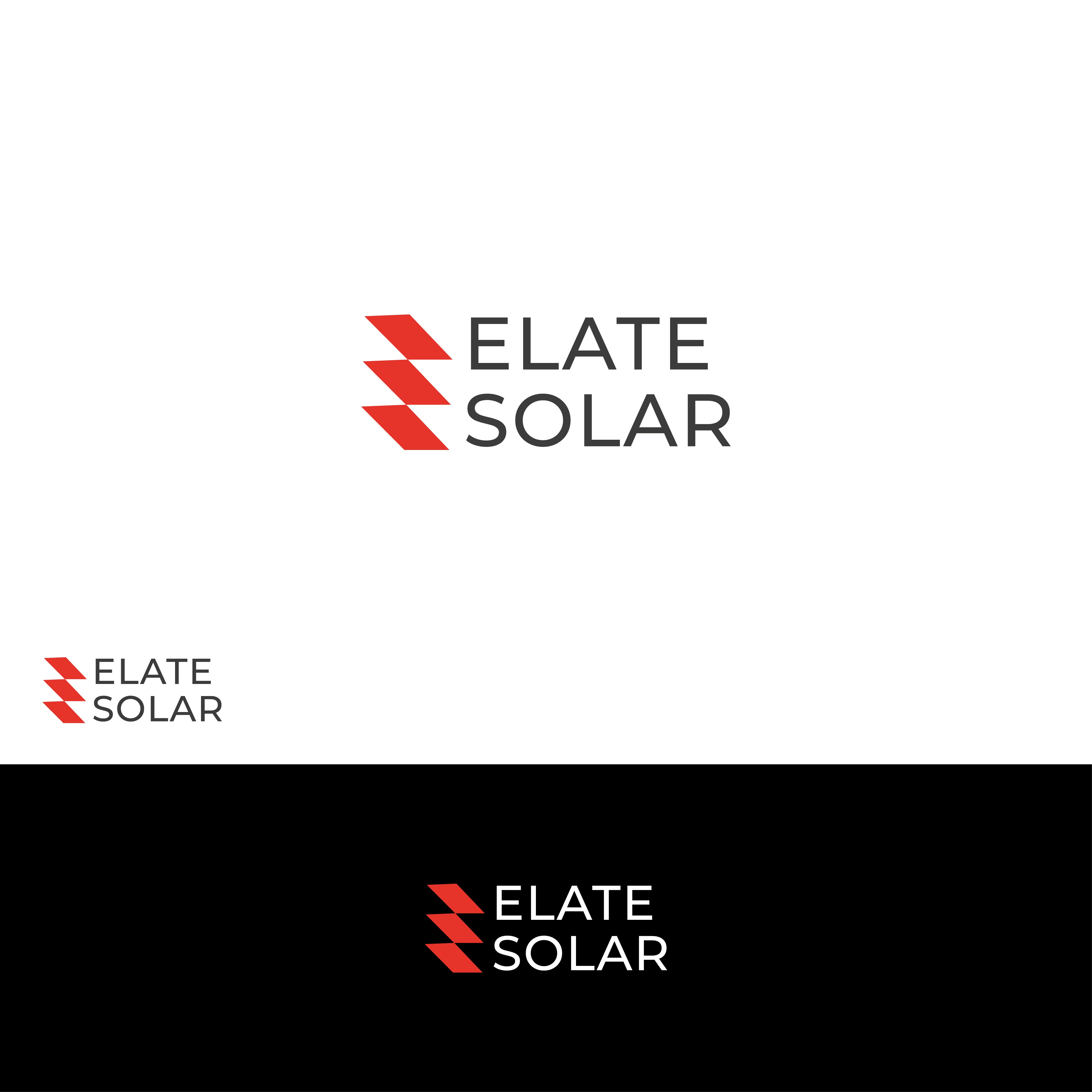 Logo Design by CrewType for Elate Solar | Design #27457776