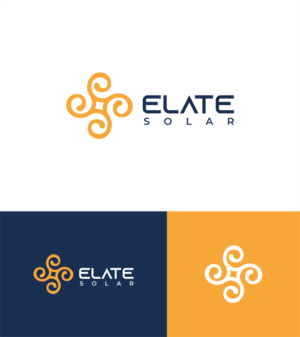 Logo Design by Hakim Febrian for Elate Solar | Design #27490891
