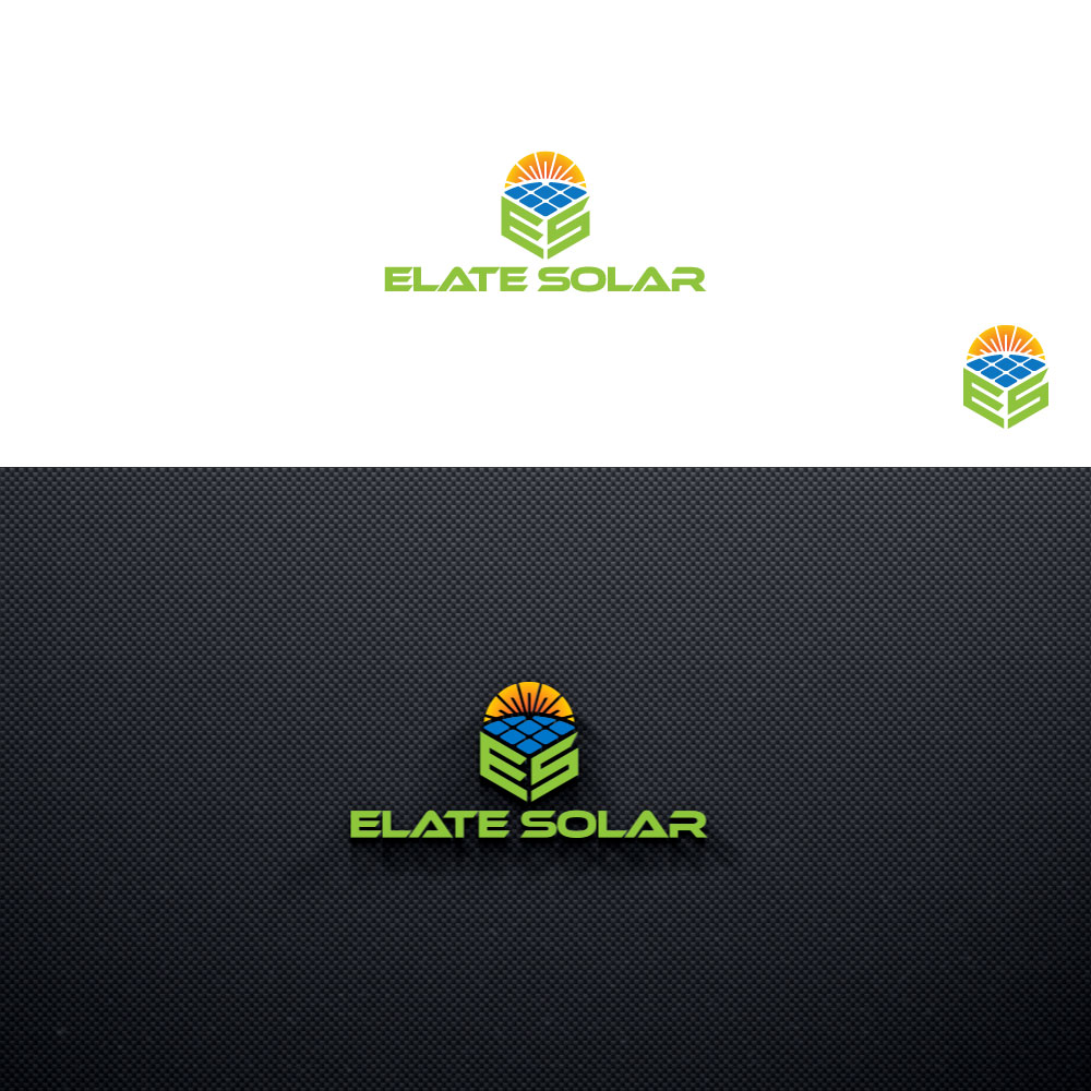 Logo Design by Trident for Elate Solar | Design #27470200