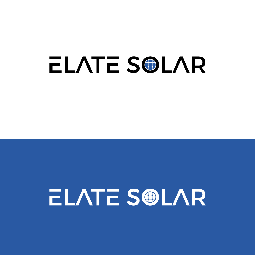 Logo Design by Ayub Zafar for Elate Solar | Design #27457765