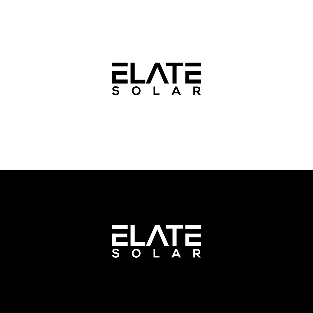 Logo Design by Ayub Zafar for Elate Solar | Design #27457924