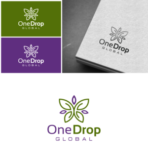 Logo Design by Rueell Artss for One Drop Global | Design: #27476997