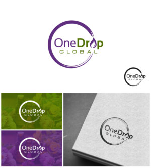 Logo Design by Rueell Artss for One Drop Global | Design: #27504089