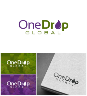 Logo Design by Rueell Artss for One Drop Global | Design: #27525507