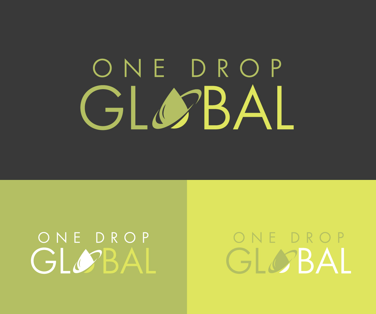 Logo Design by Adi Graphics for One Drop Global | Design #27484666