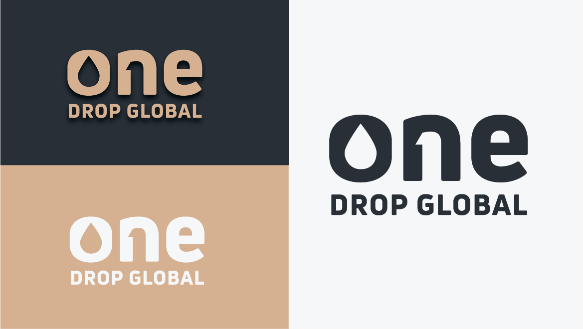 Logo Design by Alice Black for One Drop Global | Design #27502679