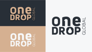 Logo Design by Alice Black for One Drop Global | Design: #27505619