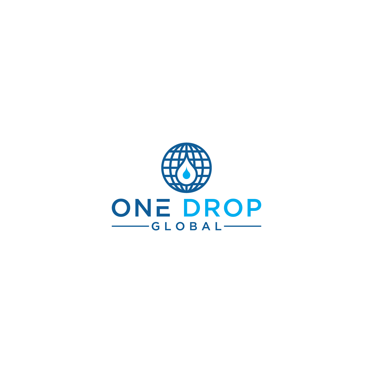 Logo Design by Dx™ for One Drop Global | Design #27478375