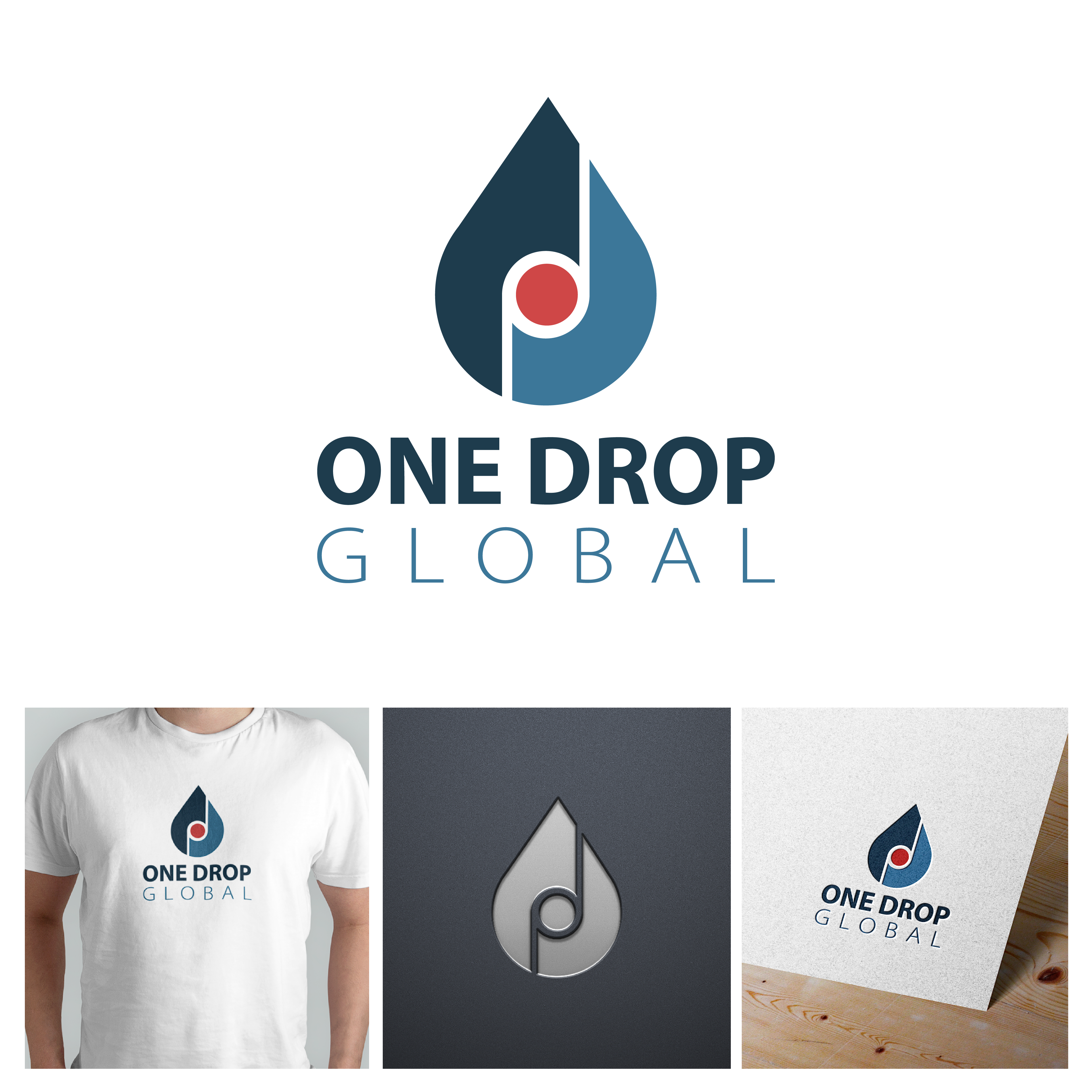 Logo Design by mlutfuavci for One Drop Global | Design #27488521
