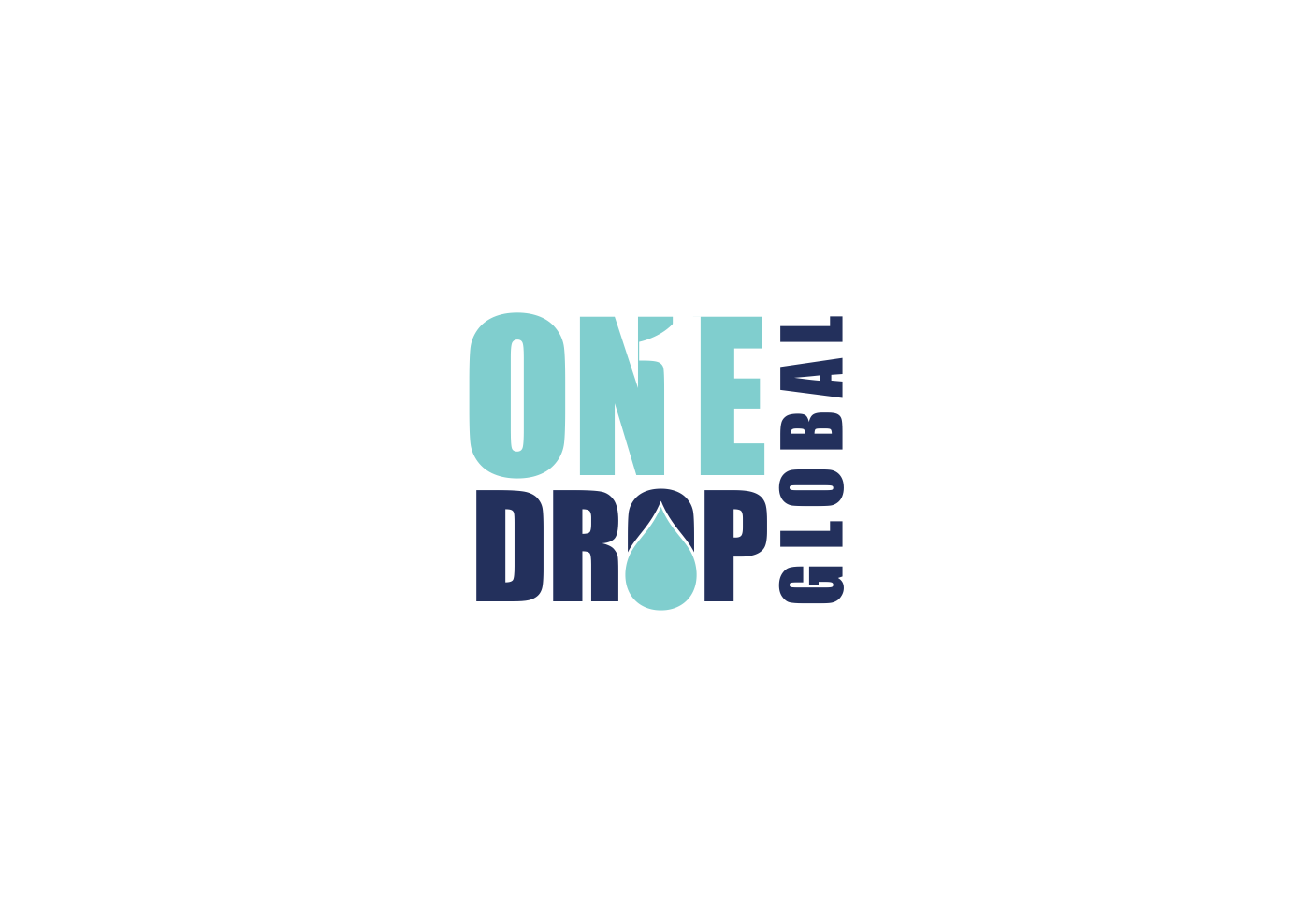 Logo Design by Atiek for One Drop Global | Design #27477283