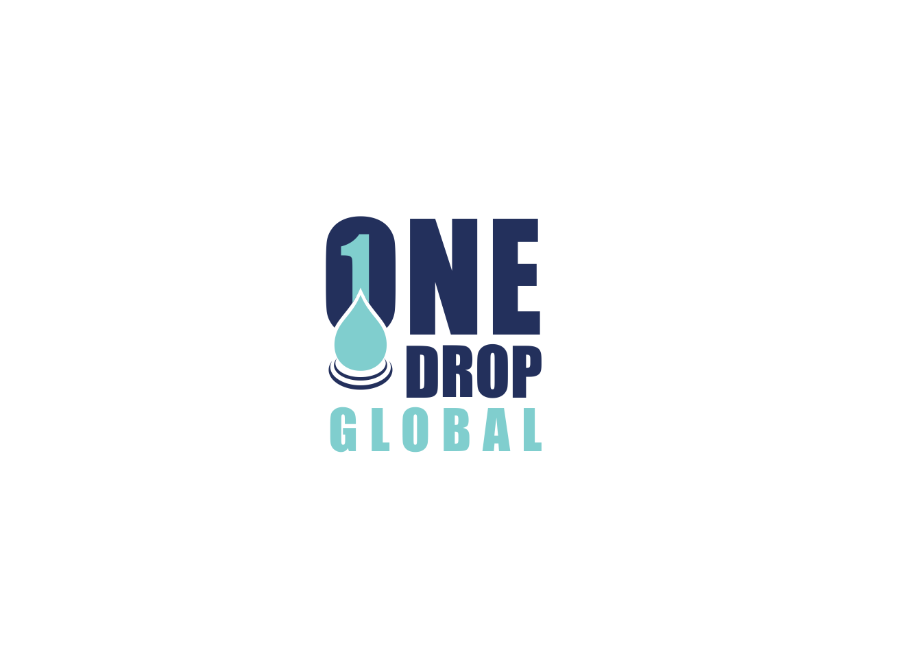 Logo Design by Atiek for One Drop Global | Design #27477314