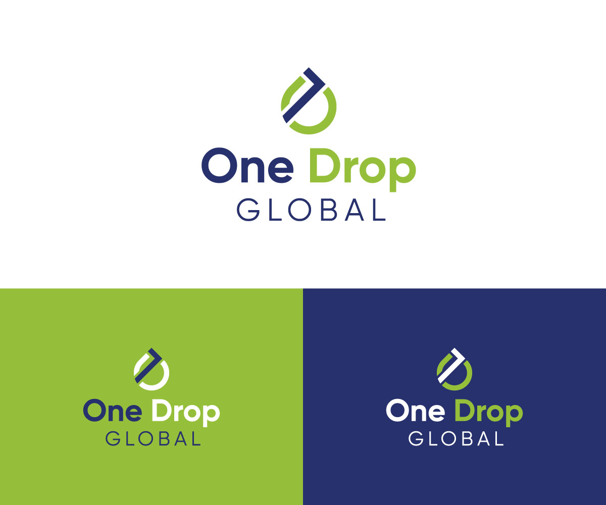 Logo-Design von LeeRooYJDesigns für One Drop Global | Design #27521399