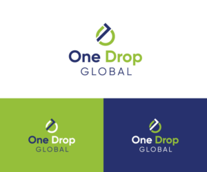 Logo Design by LeeRooYJDesigns for One Drop Global | Design: #27521399