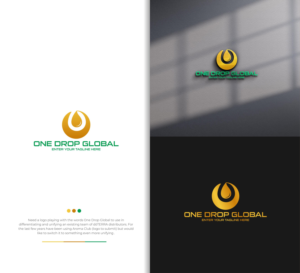 Logo Design by Zivana for One Drop Global | Design: #27481201