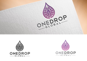 Logo-Design von Vishak vasu für One Drop Global | Design #27489401