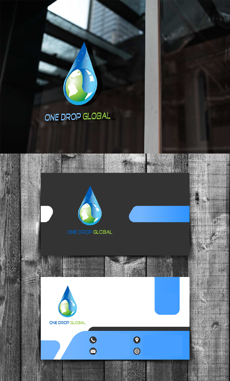 Logo Design by Wonderful design for One Drop Global | Design #27478308