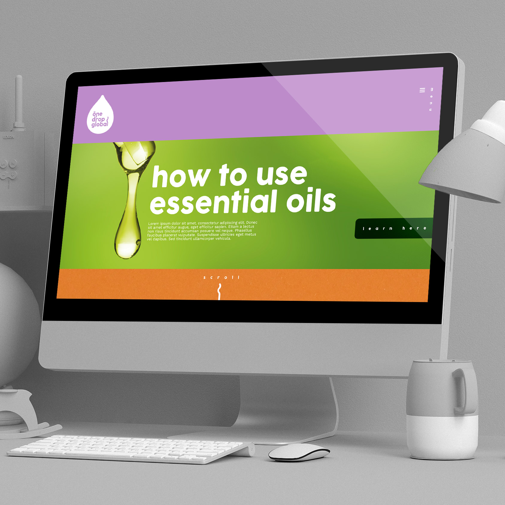 Diseño de Logo por FFF! para One Drop Global | Diseño #27478708