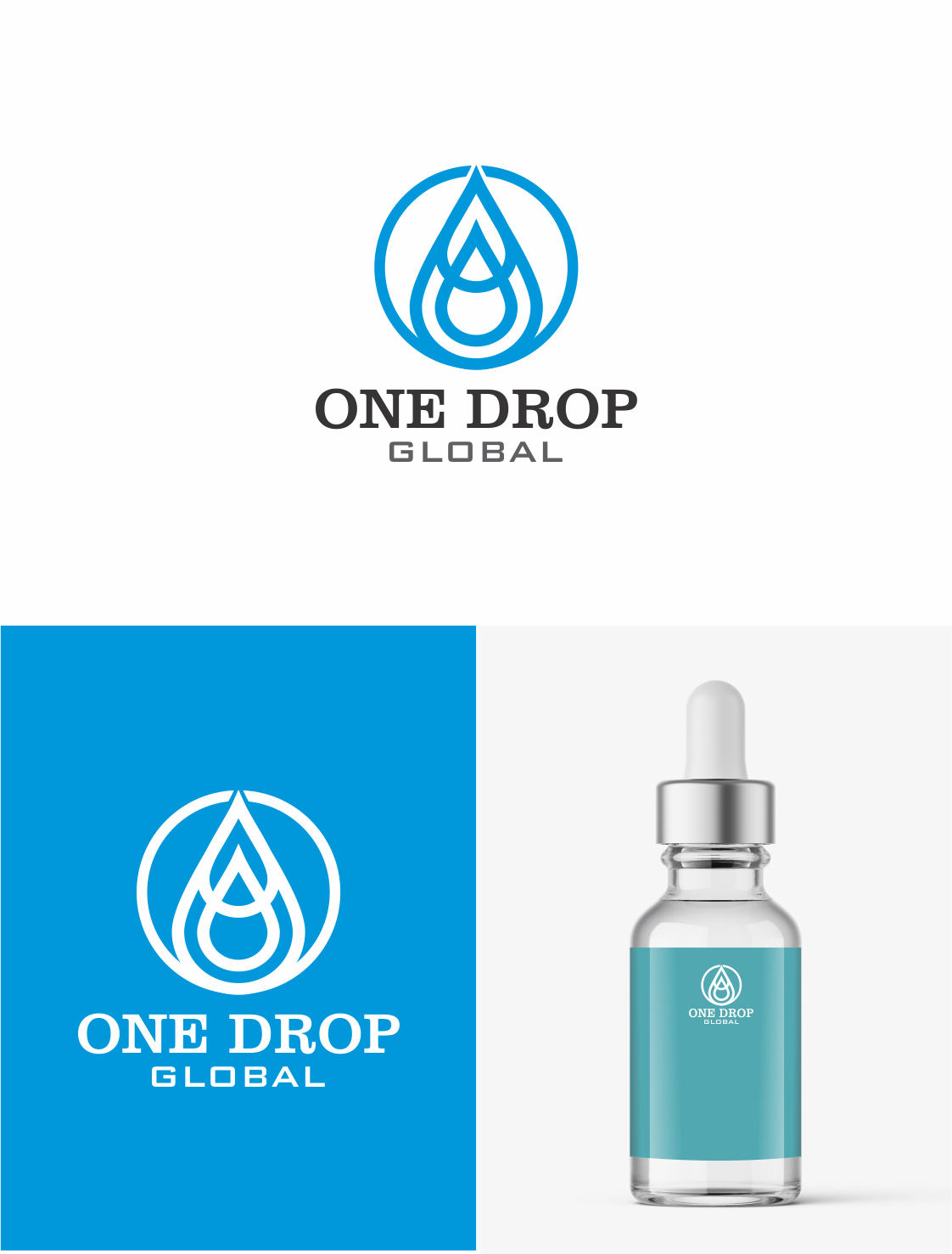 Logo Design by ree23 for One Drop Global | Design #27496671