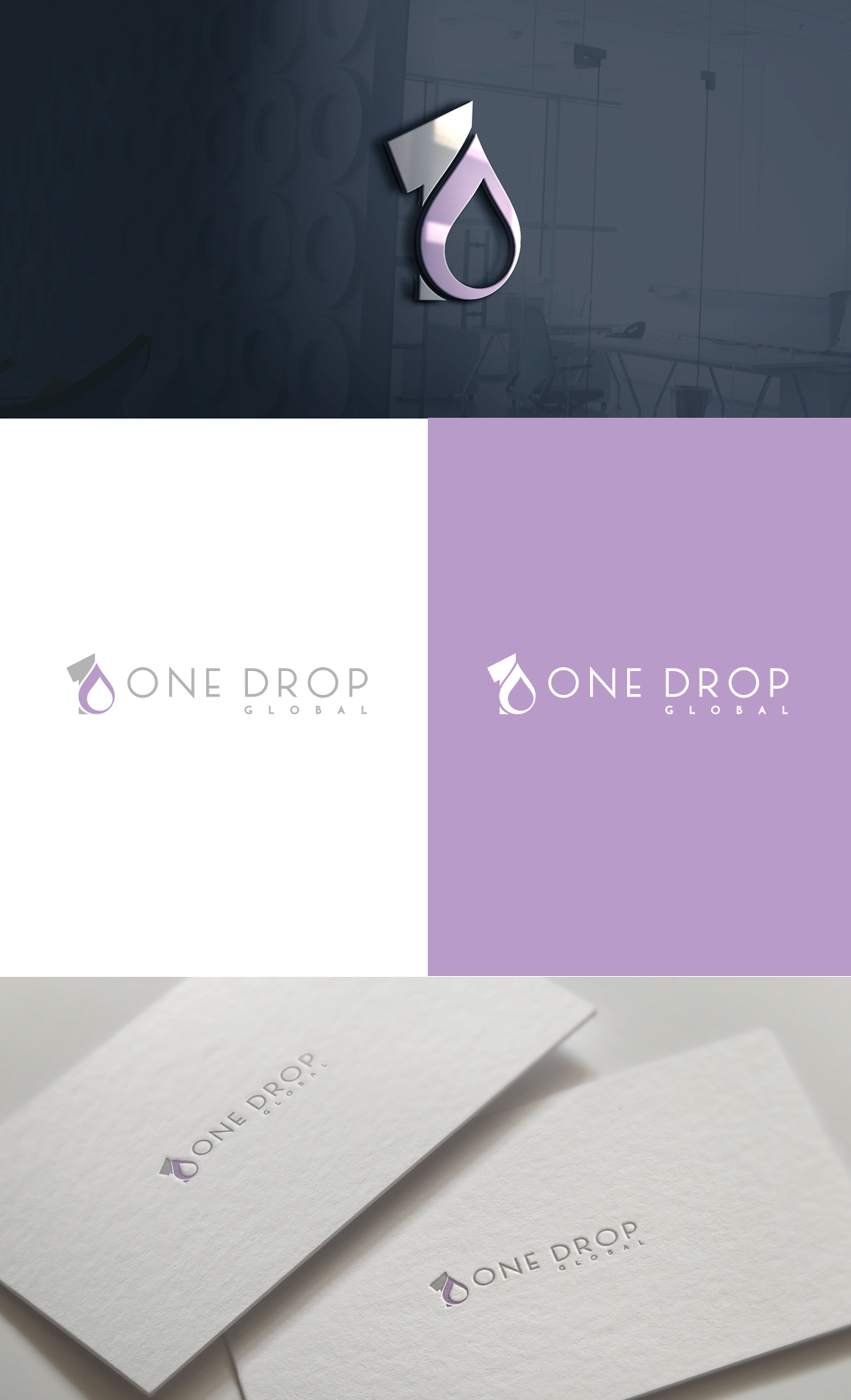 Logo Design by GLDesigns for One Drop Global | Design #27480644