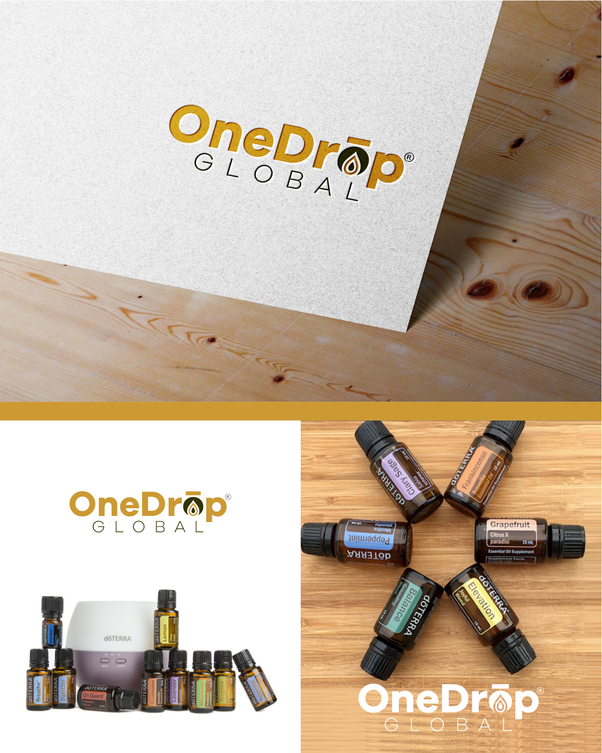 Logo-Design von momo57 für One Drop Global | Design #27489706