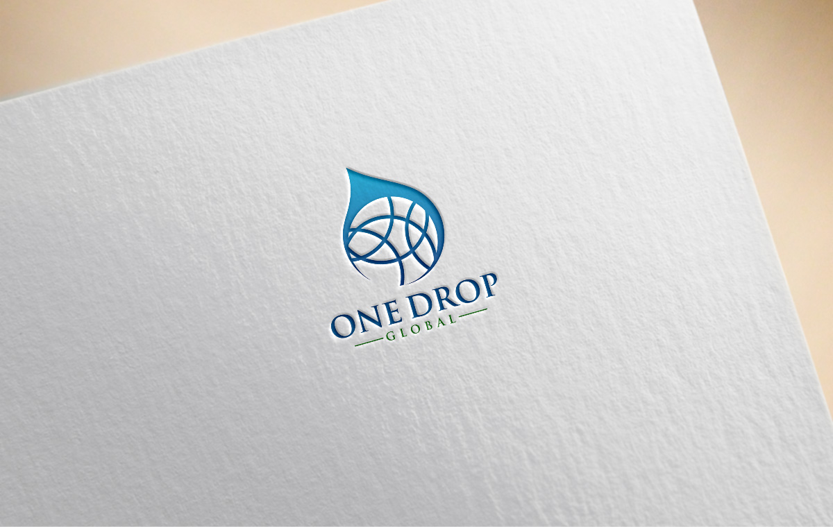 Logo Design by piksel for One Drop Global | Design #27478463