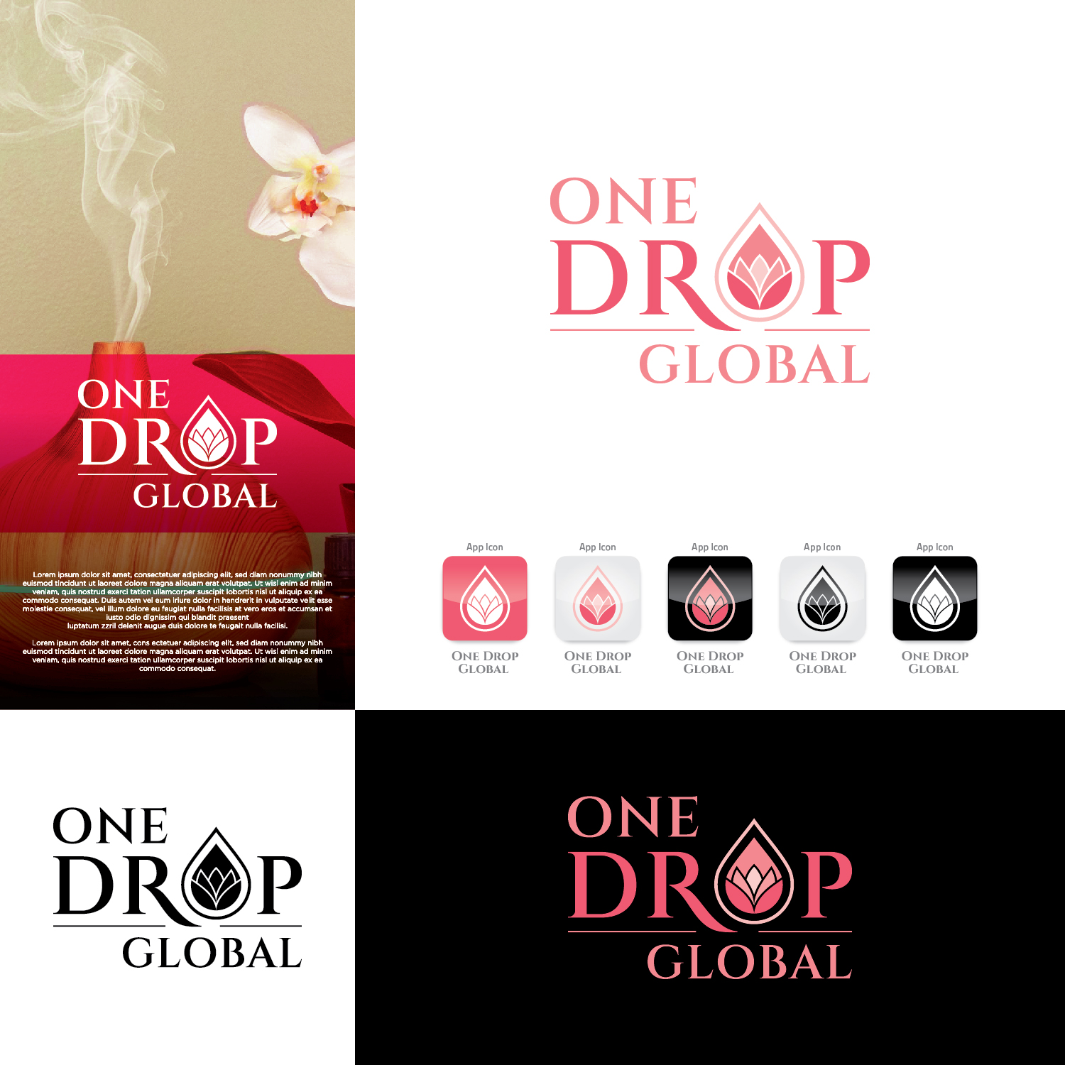 Logo Design by CS_Creatives for One Drop Global | Design #27516079