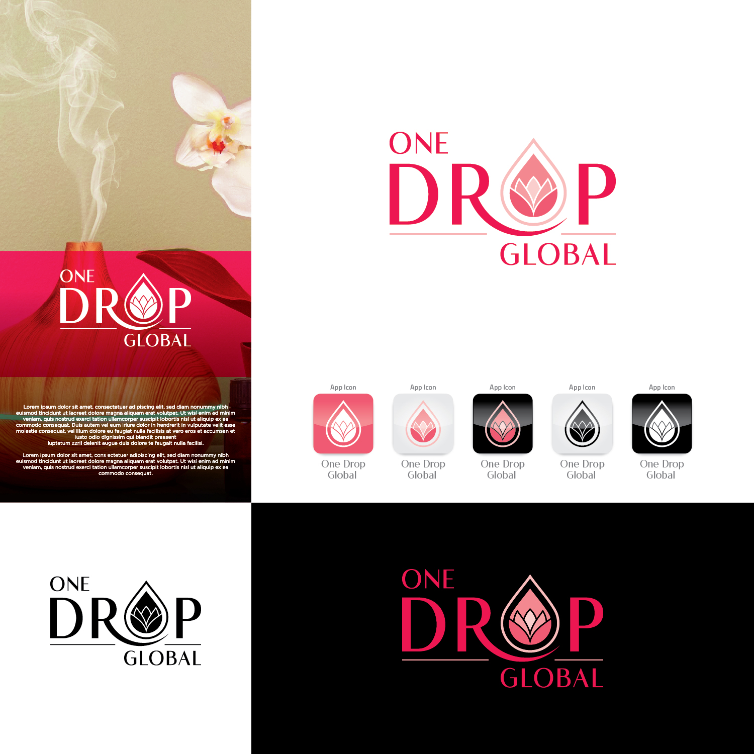 Logo Design by CS_Creatives for One Drop Global | Design #27522117