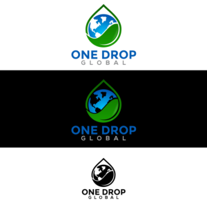 Logo Design by Hanif Logo's for One Drop Global | Design: #27479422