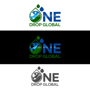 Logo Design by Hanif Logo's for One Drop Global | Design: #27487320